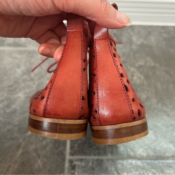 Sixty Seven Leather Booties Cognac Brown Size EU38 US7.5 Made in Spain - Picture 9 of 16